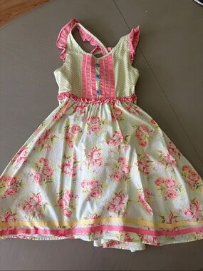 Matilda Jane Pink and Cream Floral Sundress